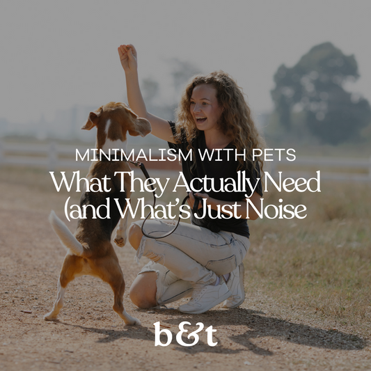 Minimalism with Pets: What They Actually Need